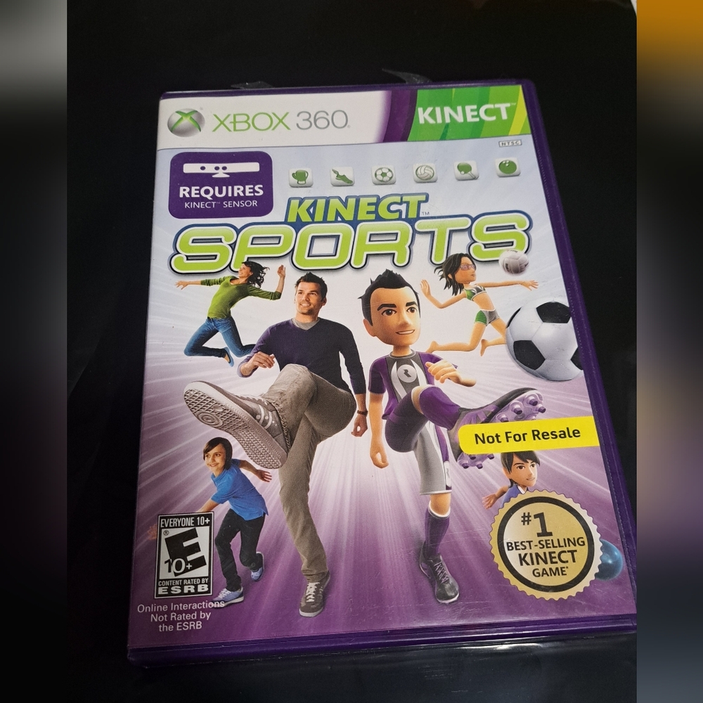 Xbox 360 Kinect Sensor & Kinect SPORTS game - Picture 7 of 11